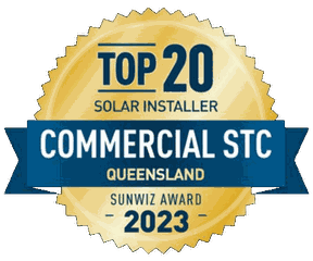 SunWiz Top 20 Commercial STC Solar Installer, Queensland, 2023